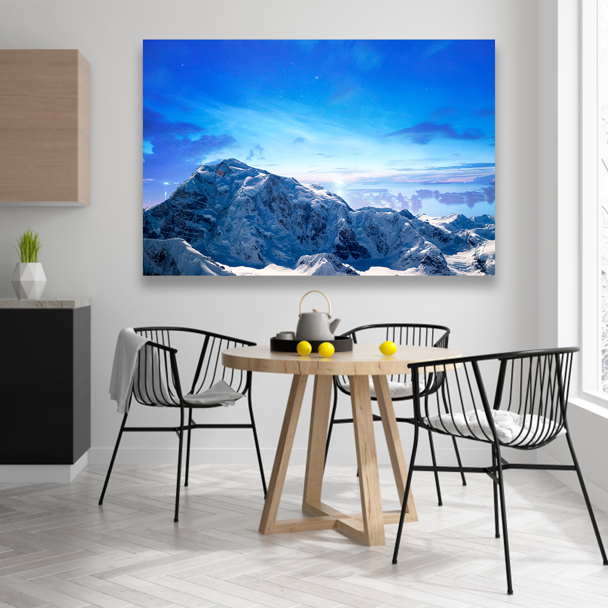Montañas Epicas En Nieve