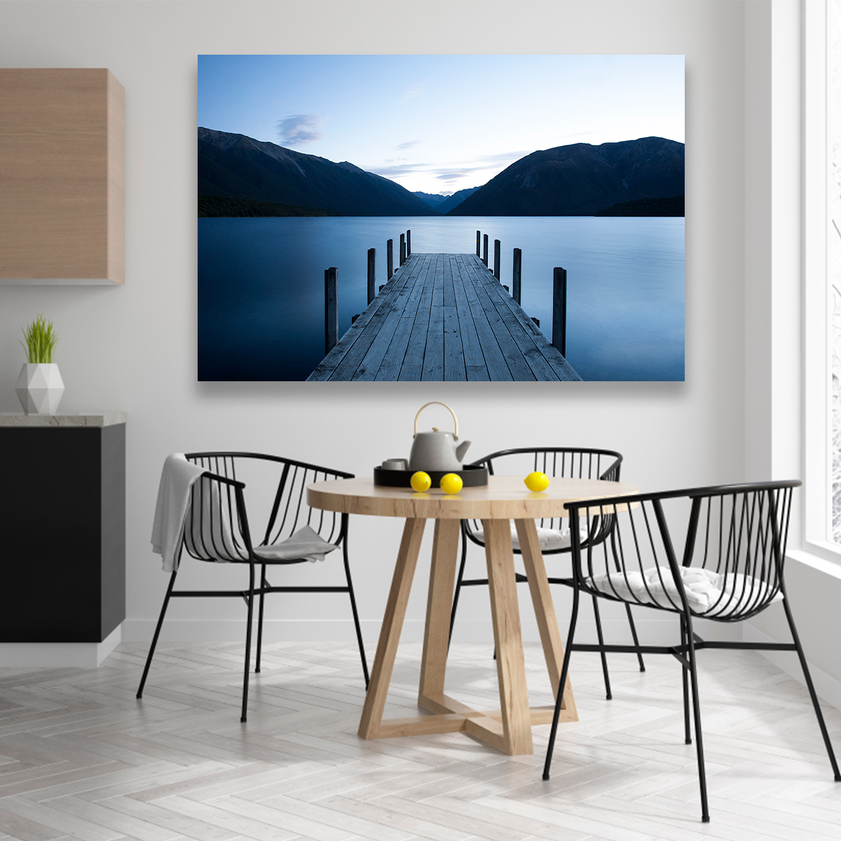 Montañas Muelle Rotoiti