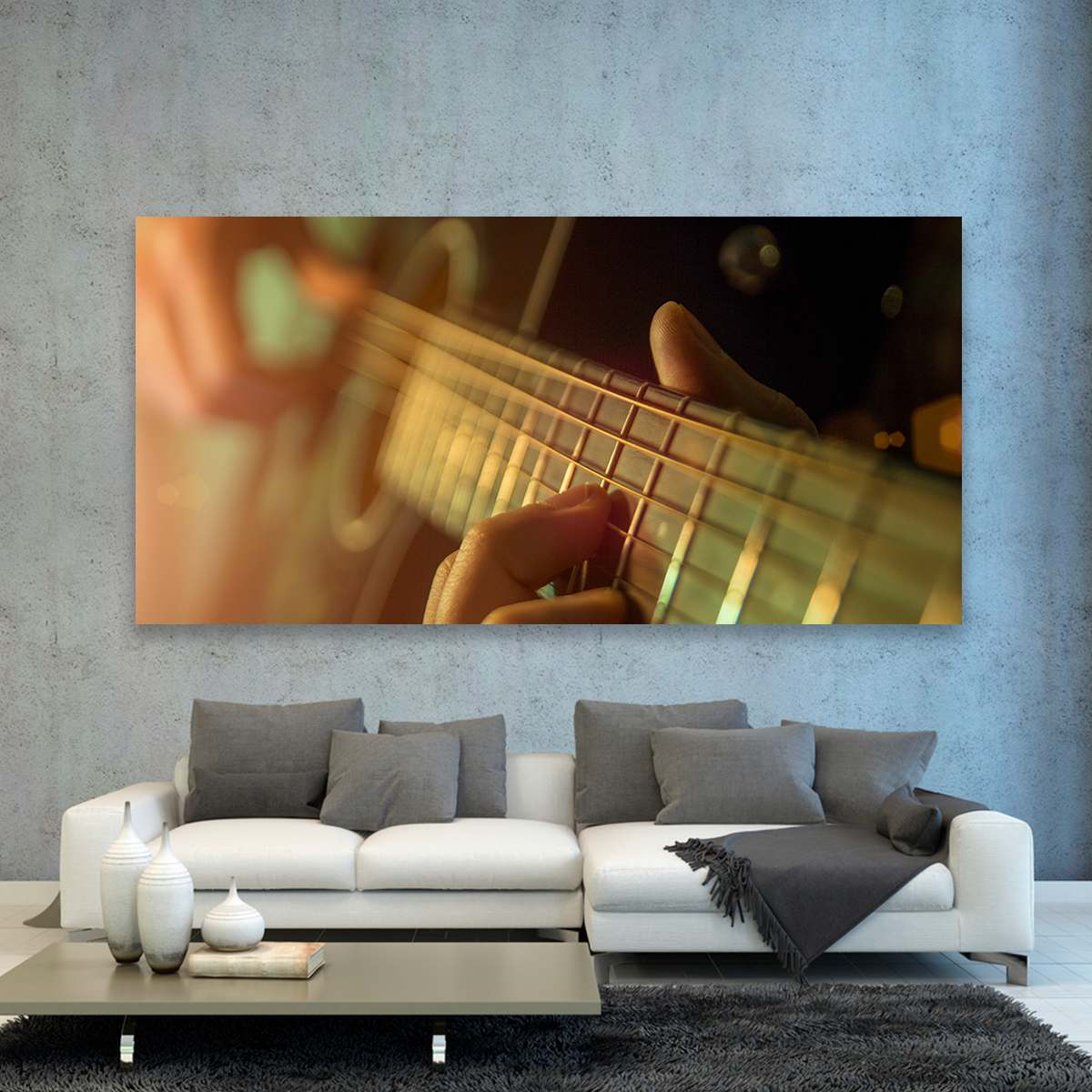 Guitarrista Con Acustica