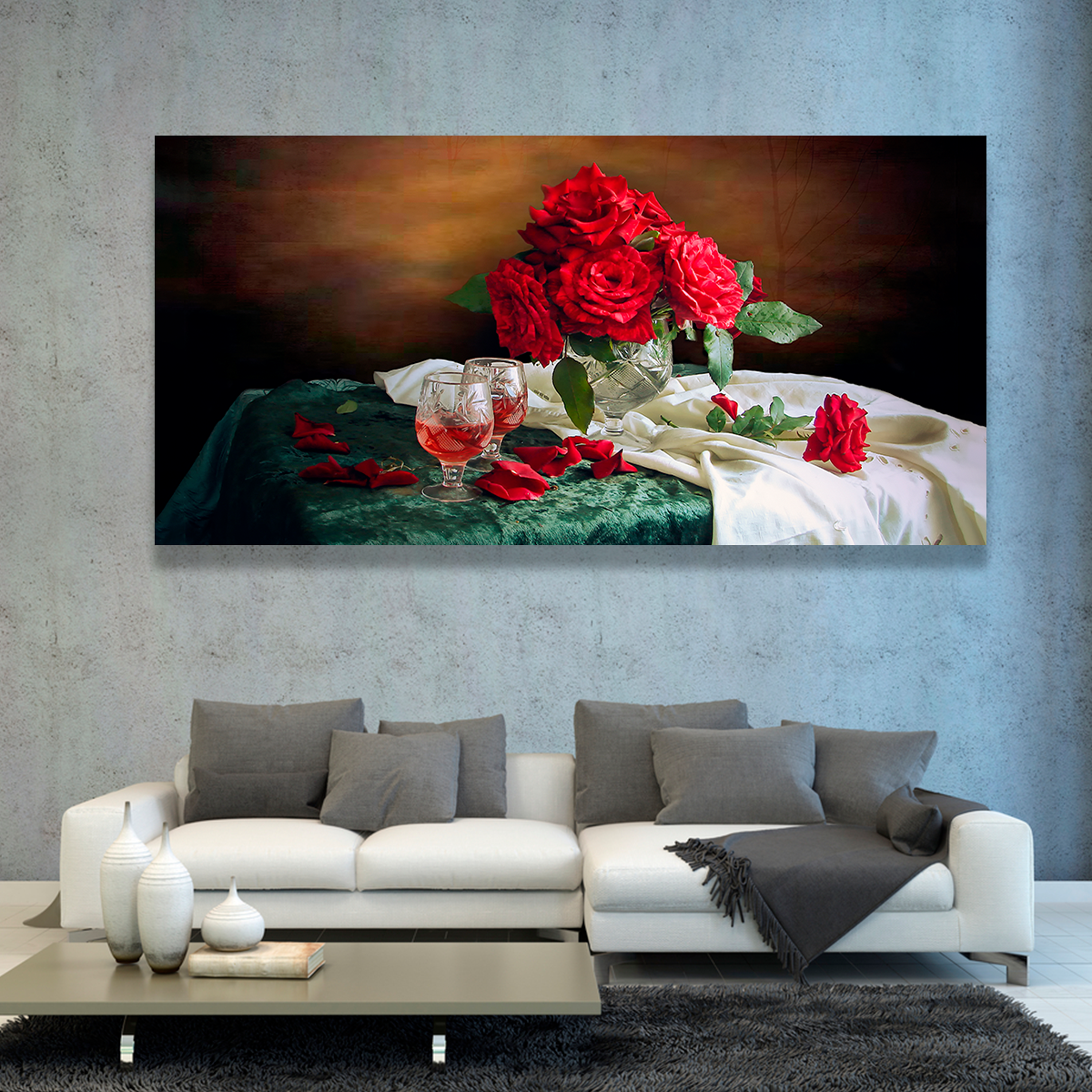Rosas Y Vino Tinto