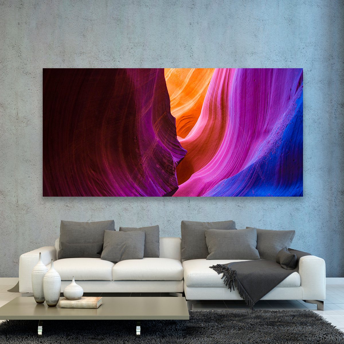 Cañones Curvas Moradas