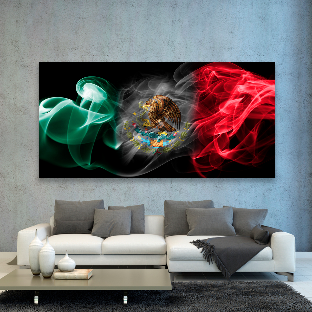 Mexico Bandera De Humo