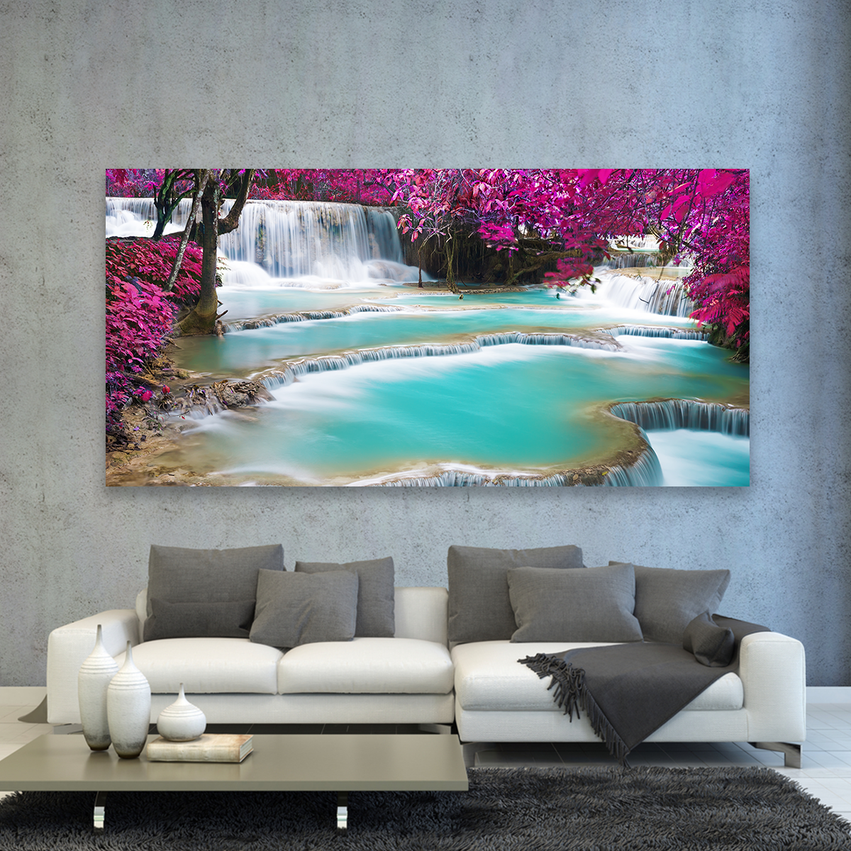 Cascada Agua Turquesa