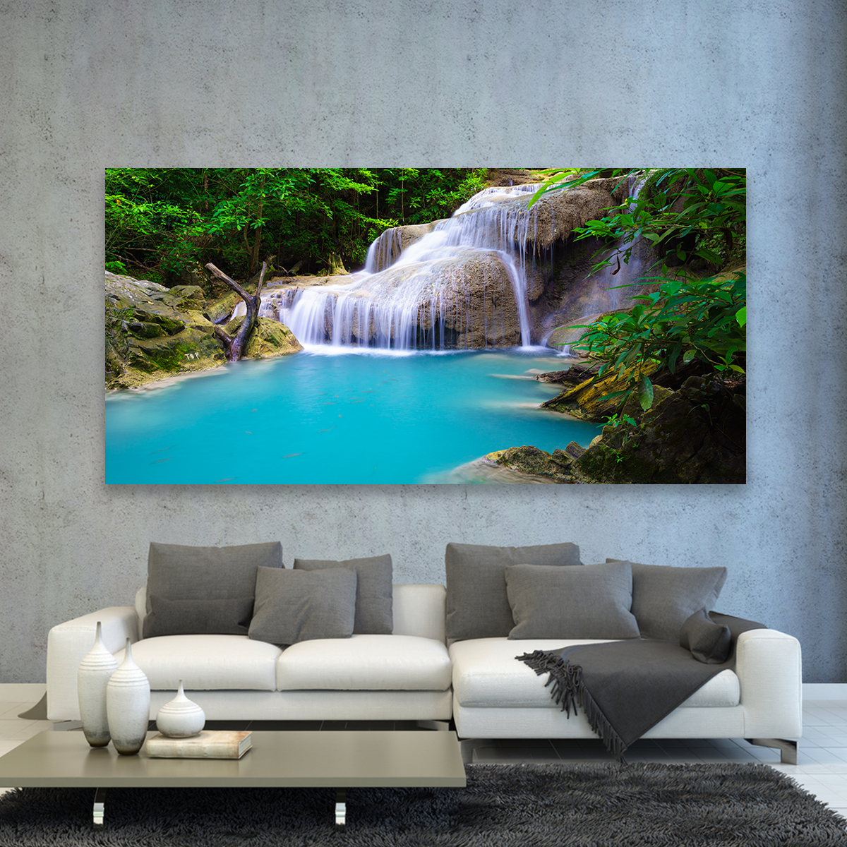 Cascada Azul Turquesa