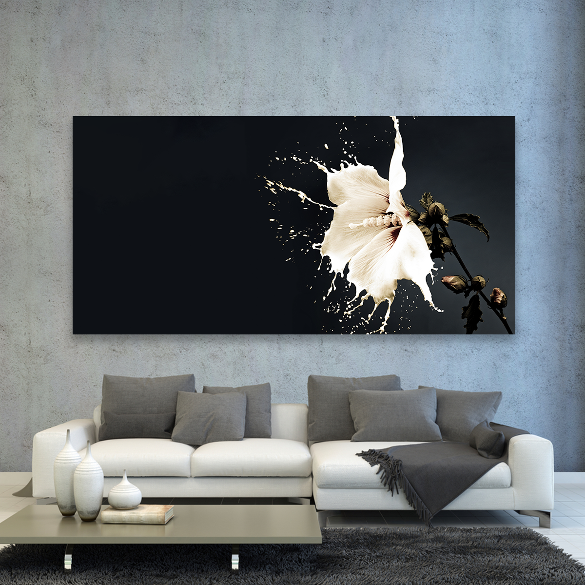 Flor Blanca de Pintura