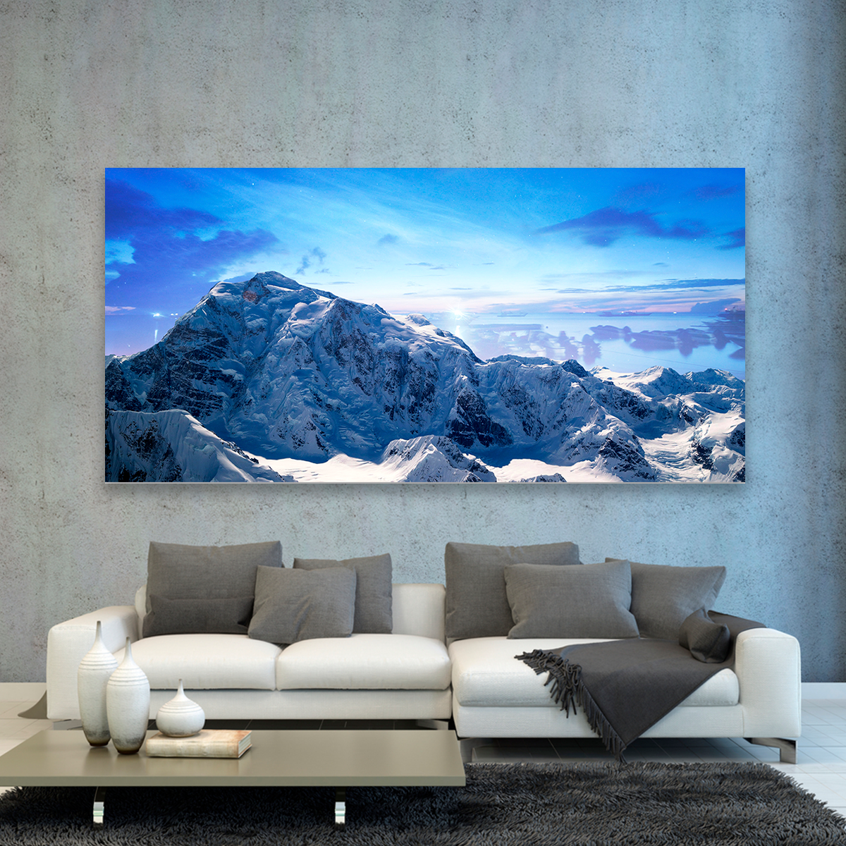 Montañas Epicas En Nieve