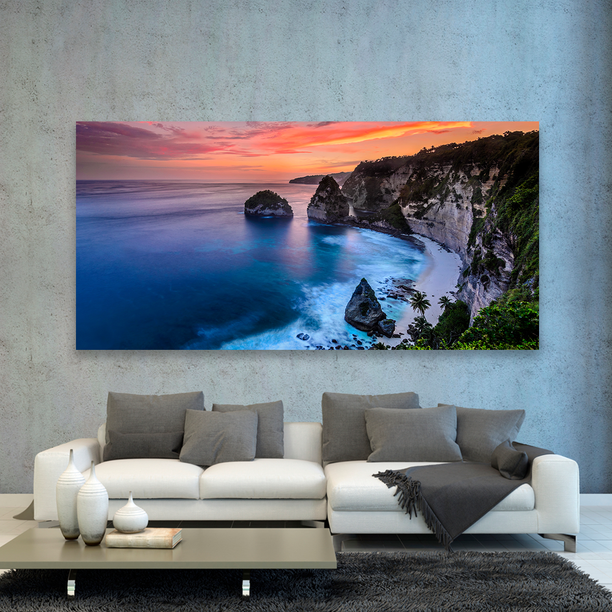 Playa Y Costa Atardecer