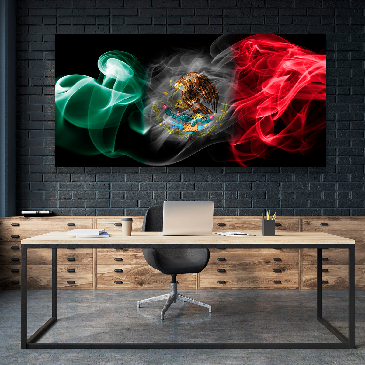Mexico Bandera De Humo