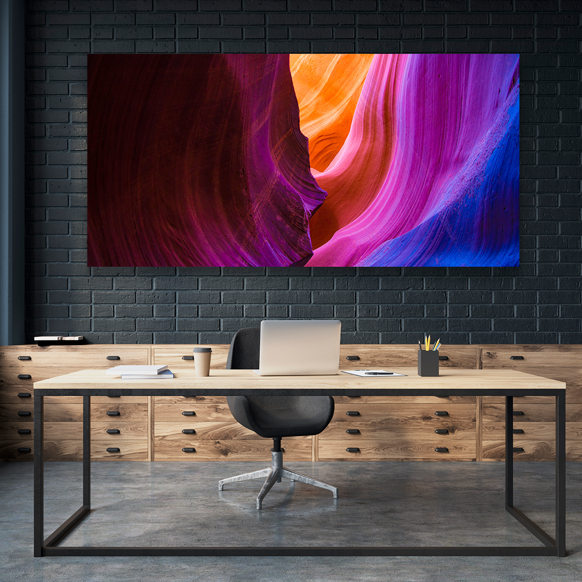 Cañones Curvas Moradas