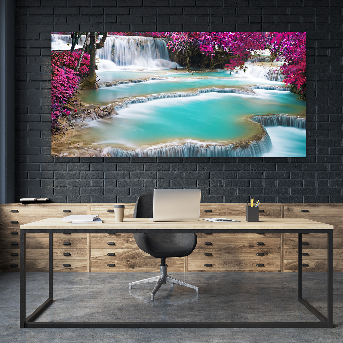 Cascada Agua Turquesa