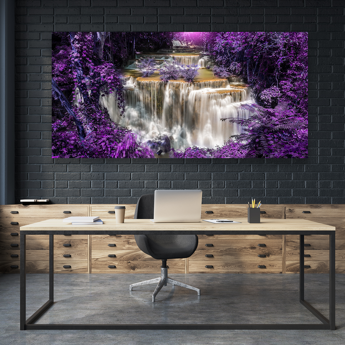 Cascada En Morado