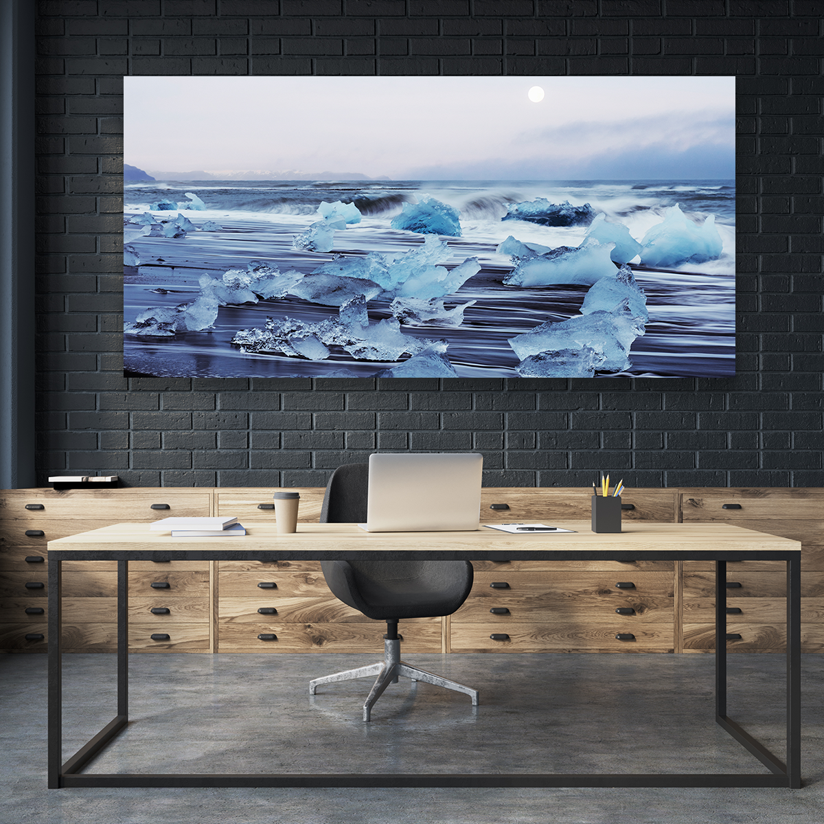 Mar Islandia Hielo