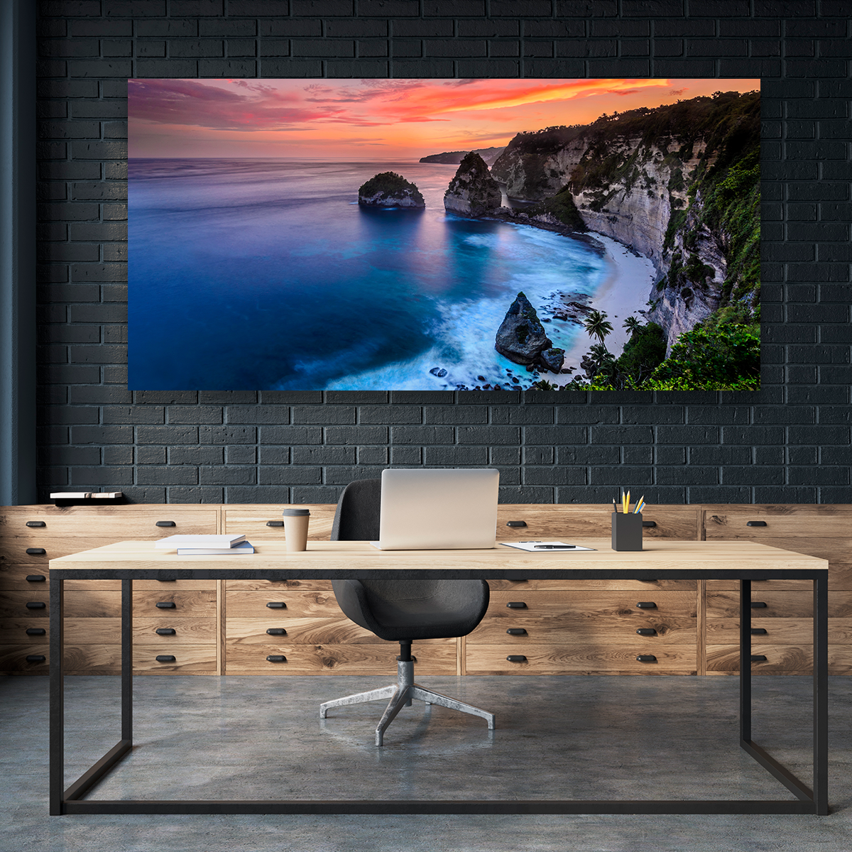 Playa Y Costa Atardecer