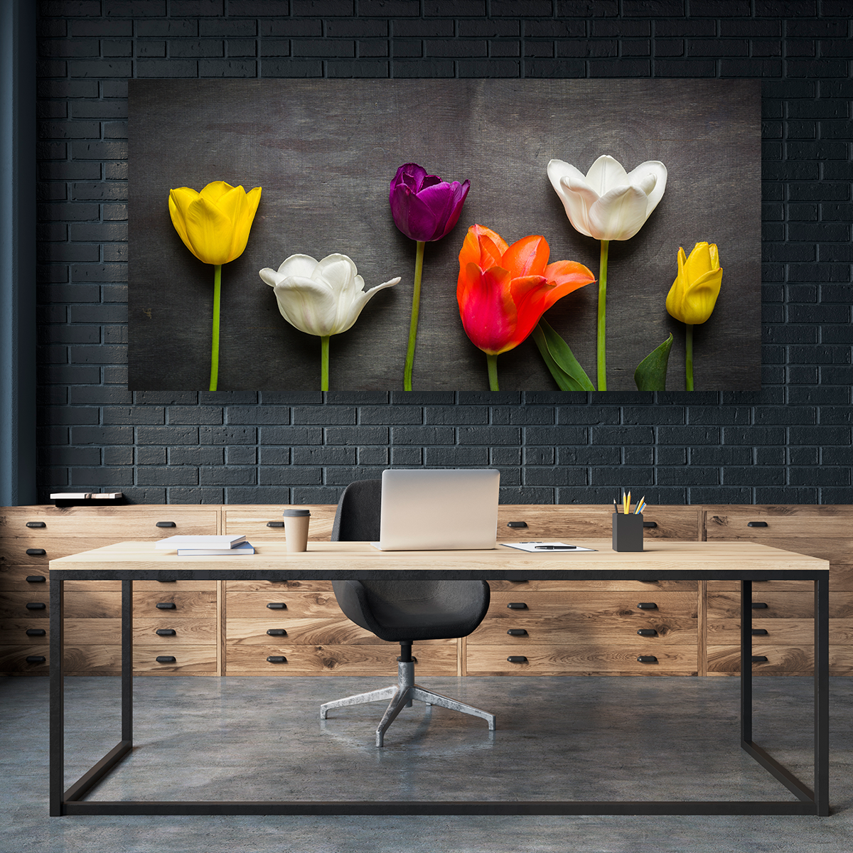 Tulipanes Negro