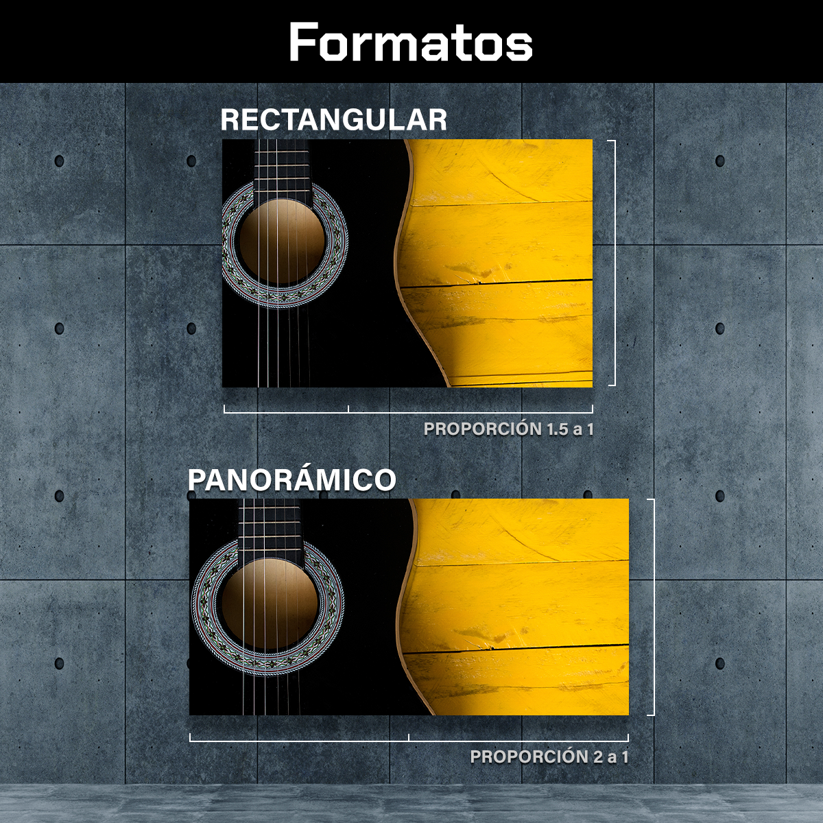 Guitarra Acustica En Negro