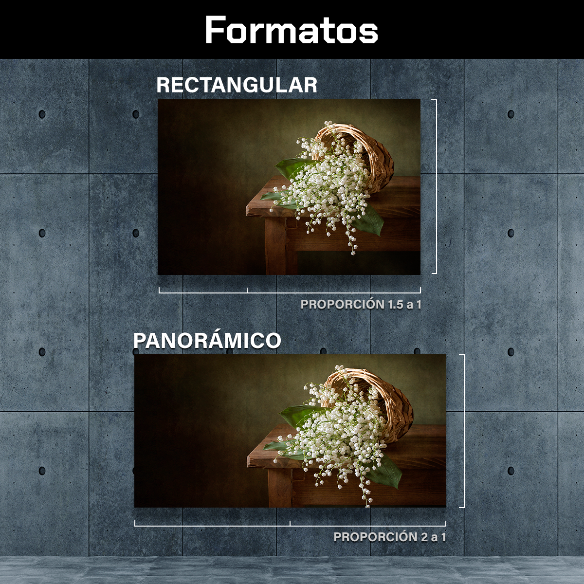 Canasta De Lirios Blancos