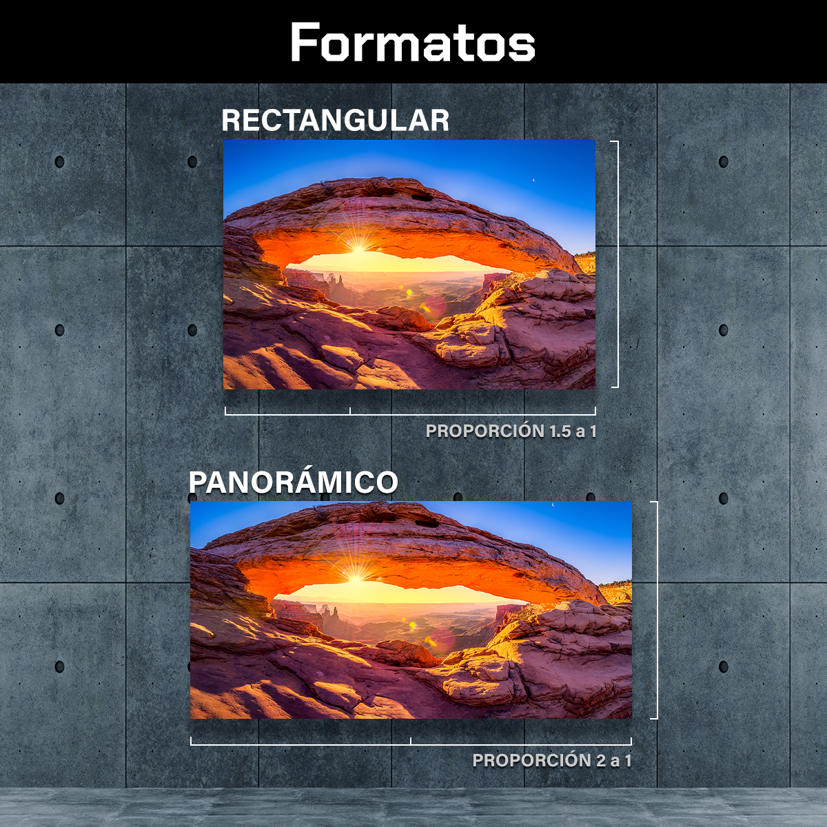 Cañones Arco De Mesa Sol