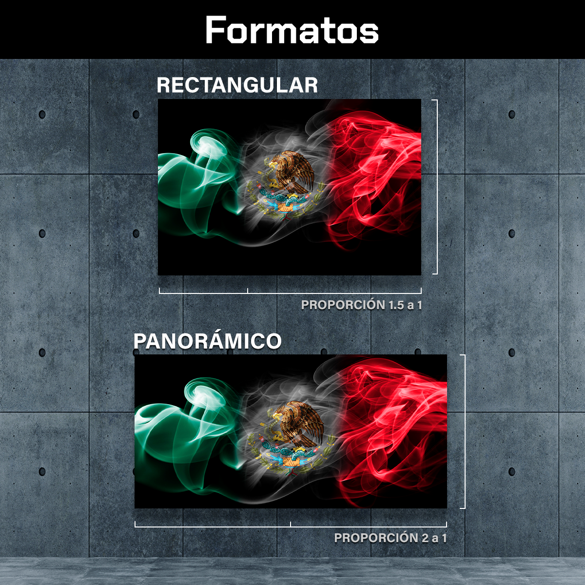 Mexico Bandera De Humo