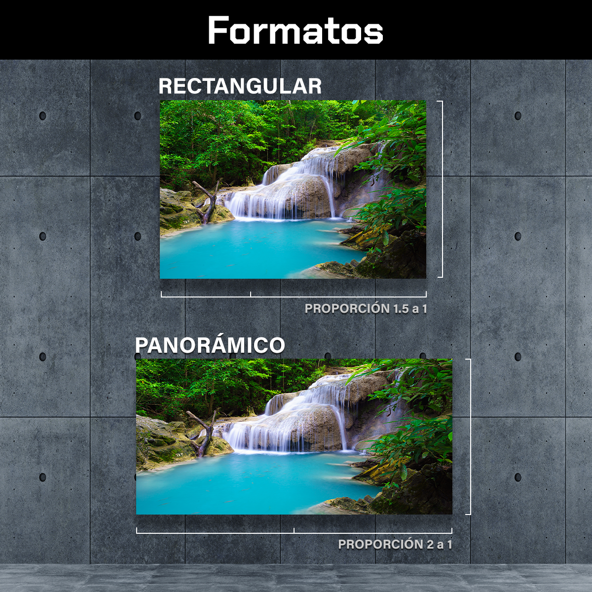 Cascada Azul Turquesa