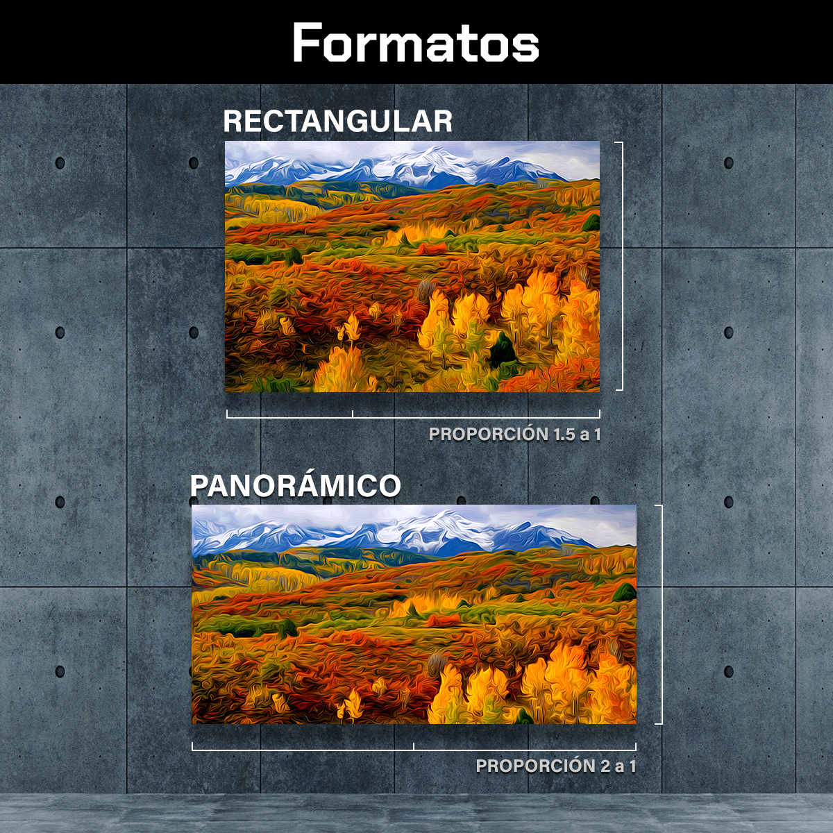 Montañas Colorado Oleo