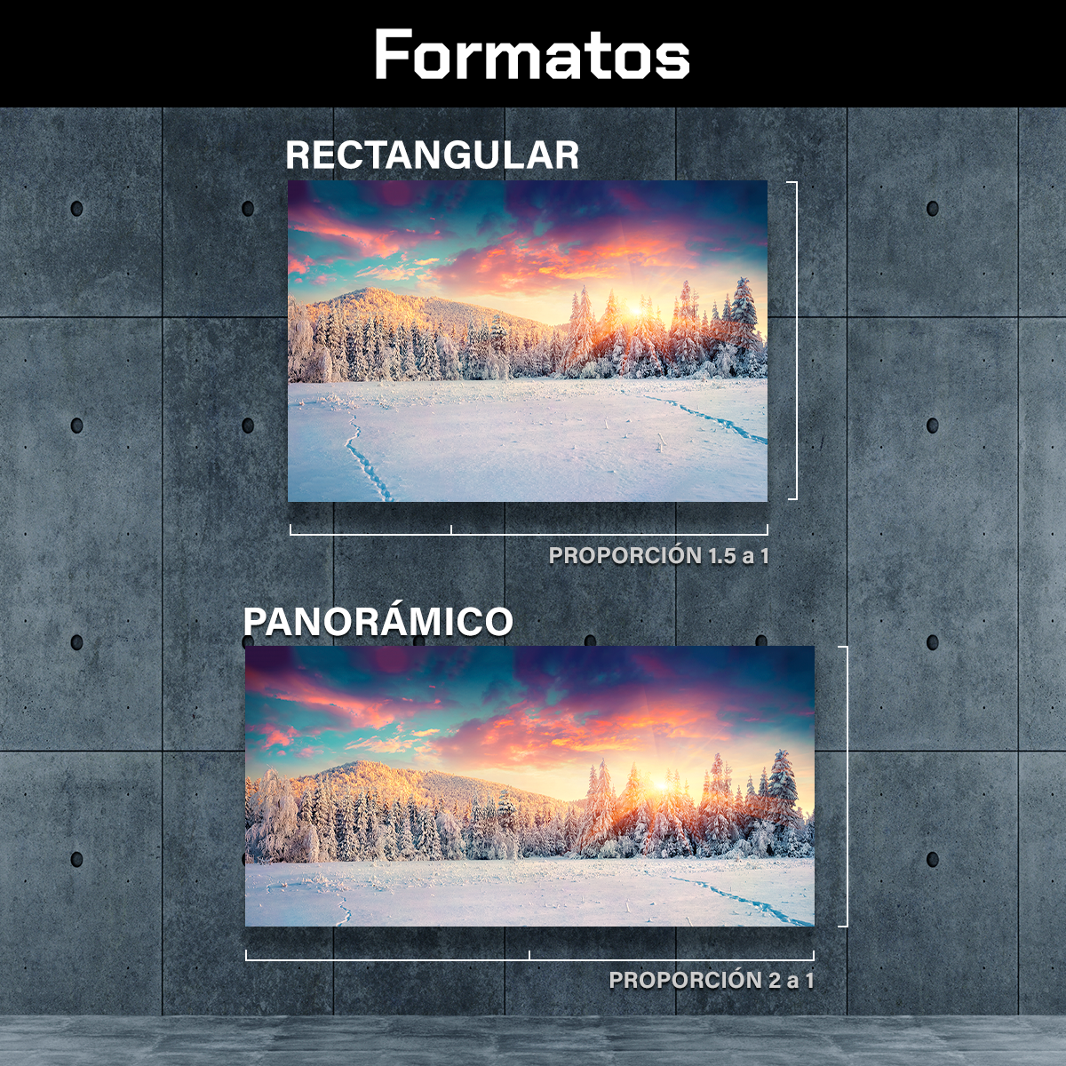 Montañas Invierno De Dia