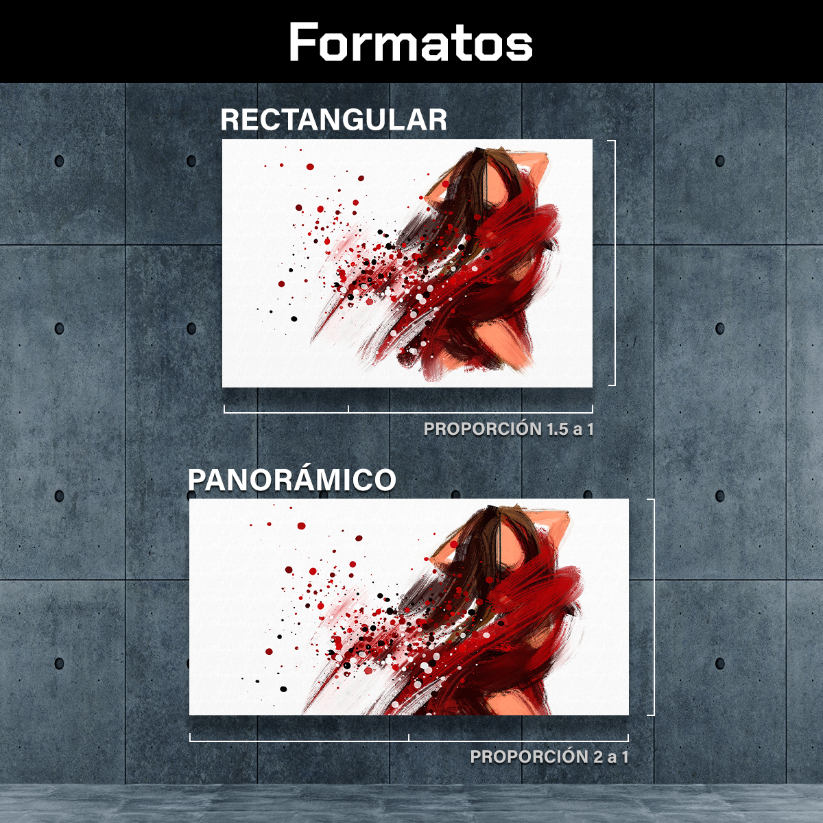 Mujer Vestido Rojo