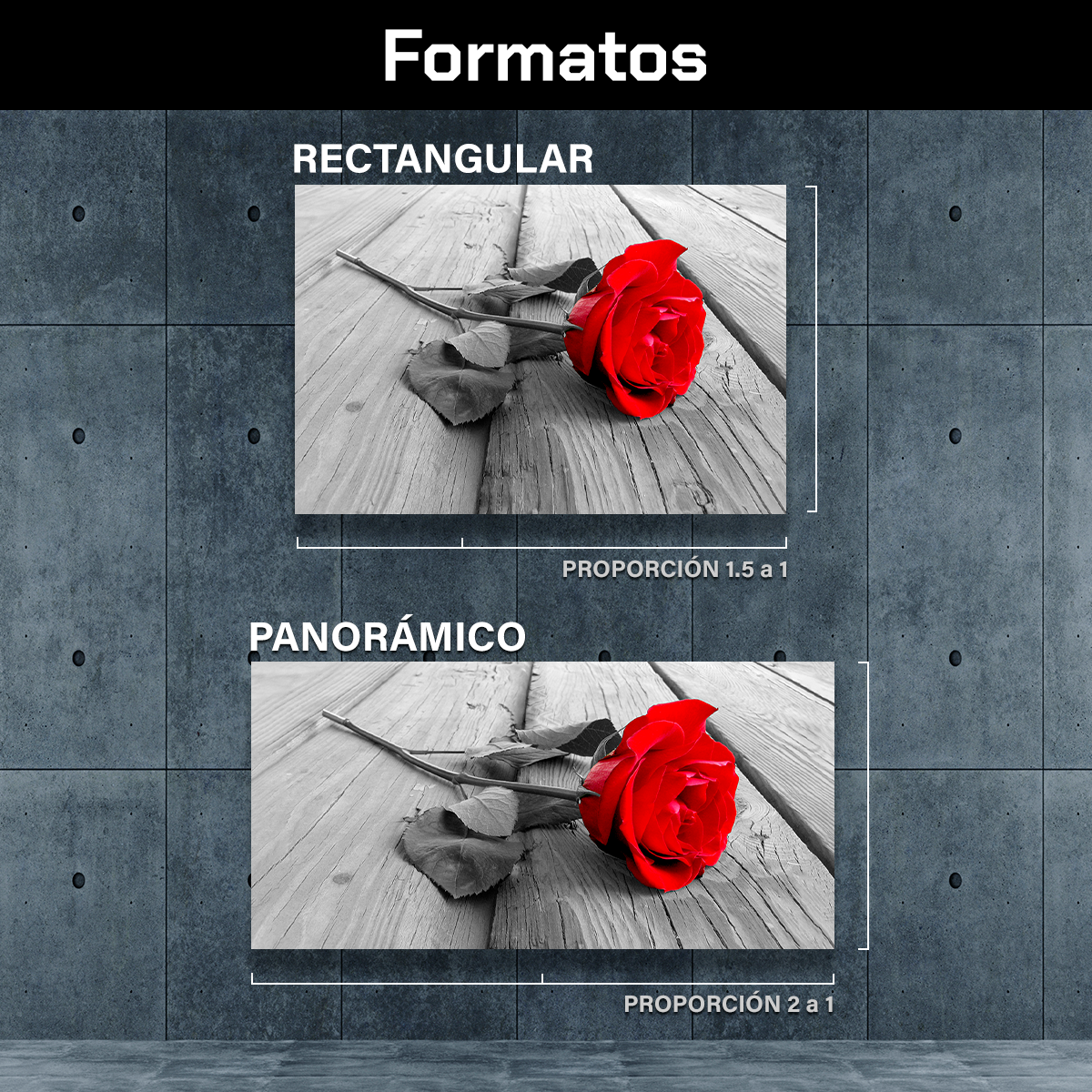 Rosa Roja Madera