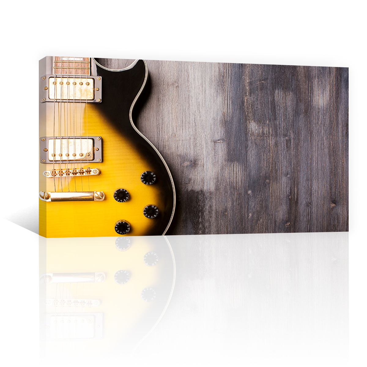 Guitarra Electrica En Madera