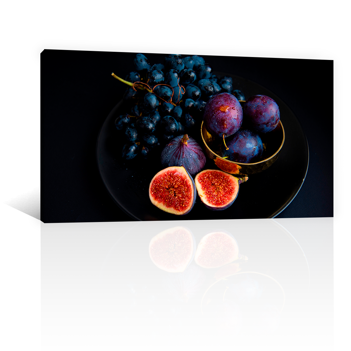 Higos Ciruelas Y Uvas