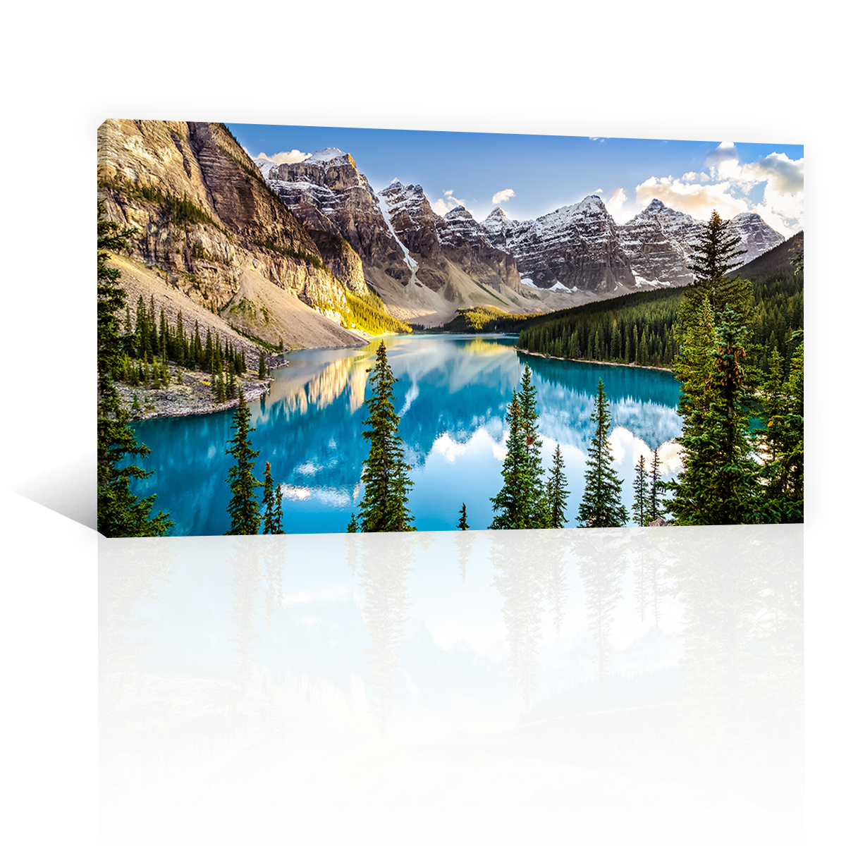 Lago Moraine Atardecer
