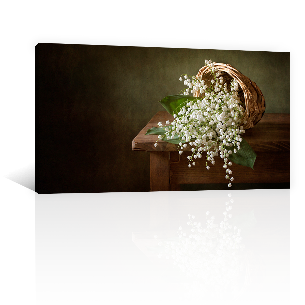 Canasta De Lirios Blancos