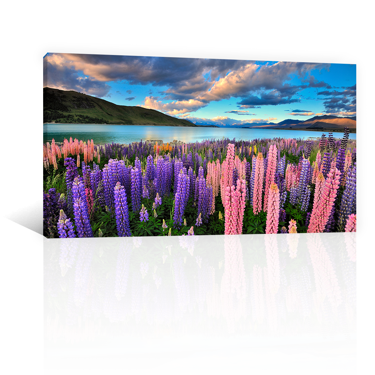 Lago Flores Tekapo Nubes