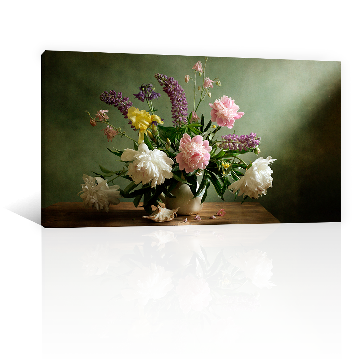 Hermosas Peonias En Vaso