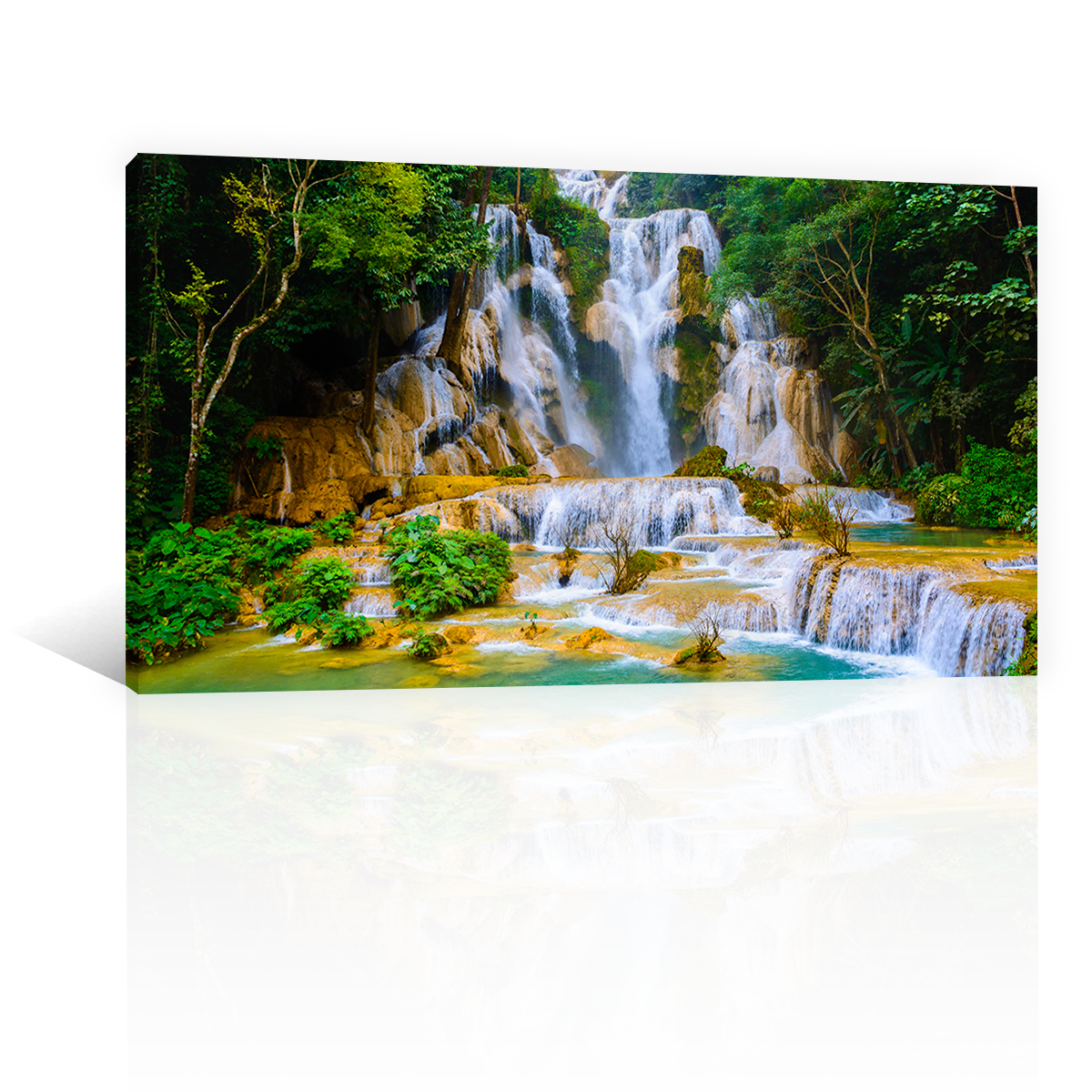 Cascada Triangular Azul