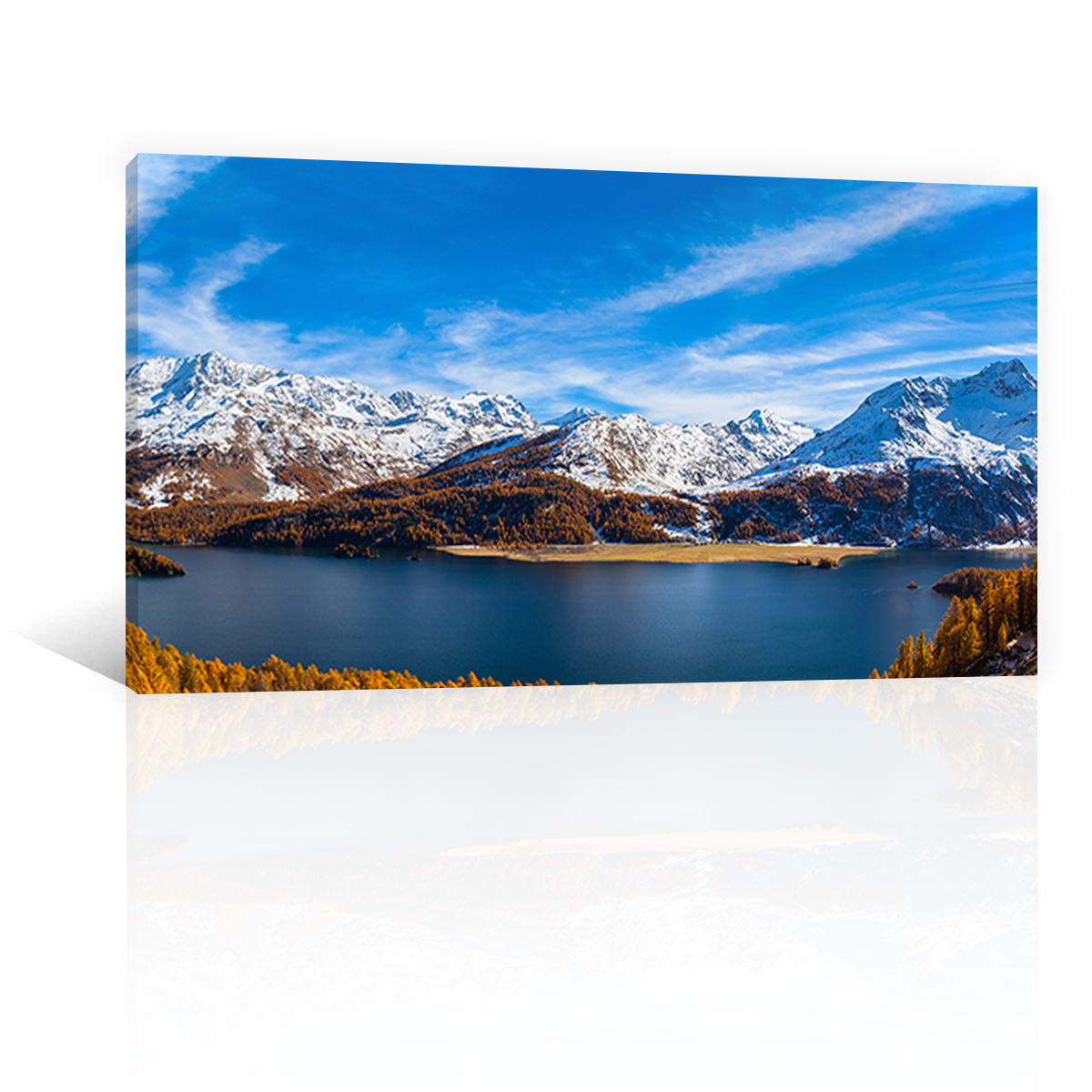 Lago Sils Otoño Dorado