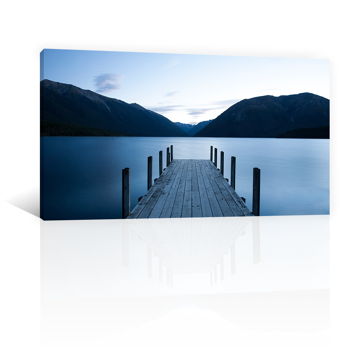 Montañas Muelle Rotoiti