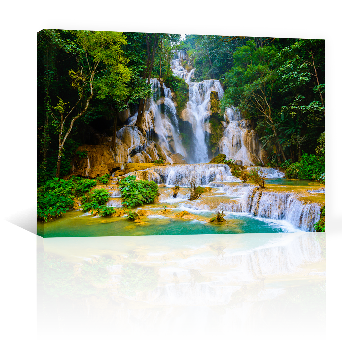 Cascada Triangular Azul