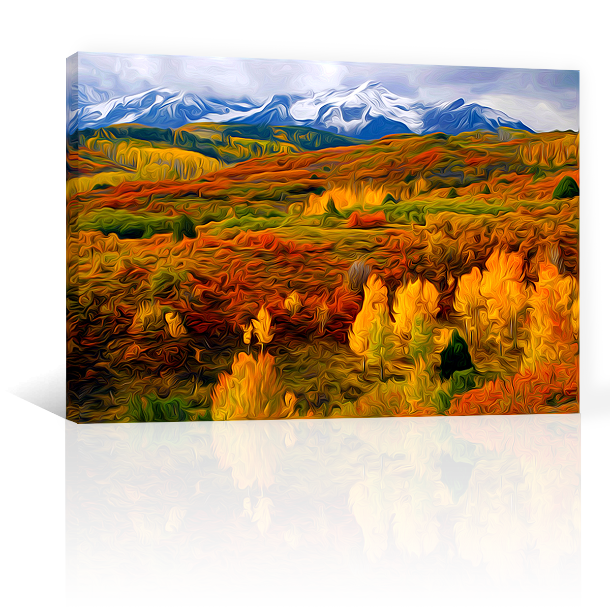 Montañas Colorado Oleo