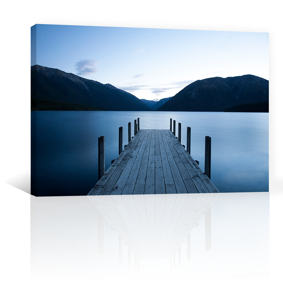 Montañas Muelle Rotoiti