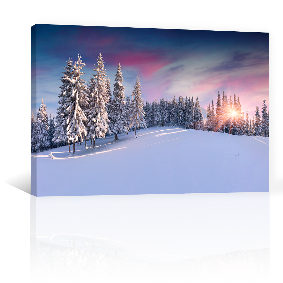 Montañas Amancer Y Nieve