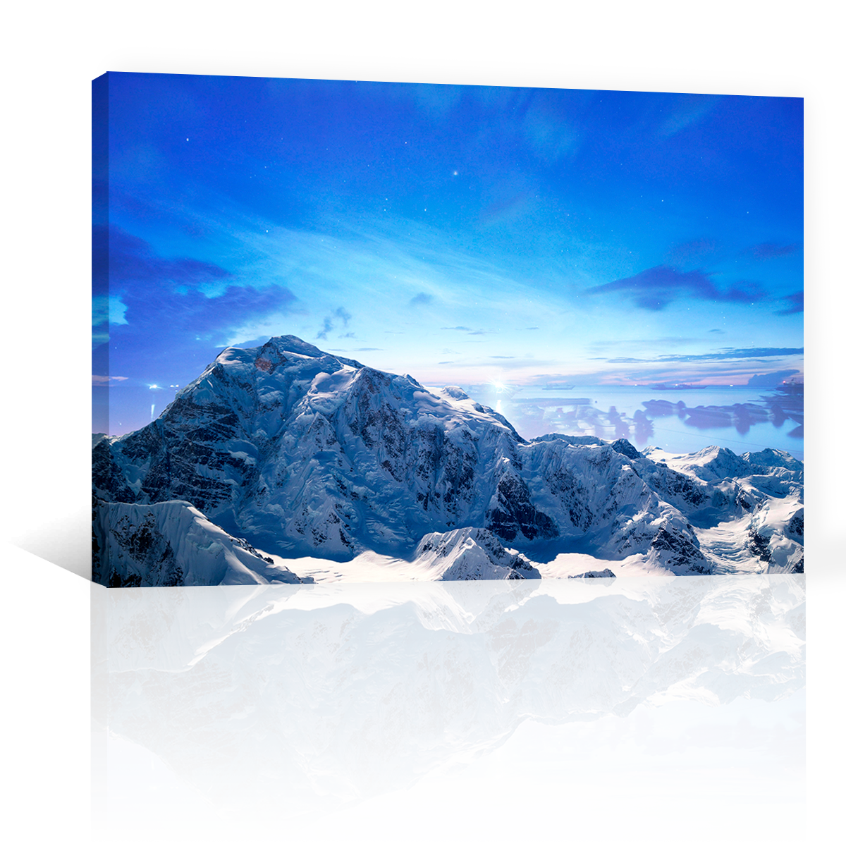 Montañas Epicas En Nieve
