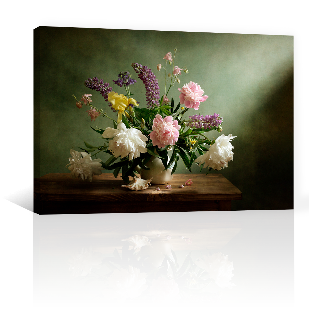 Hermosas Peonias En Vaso