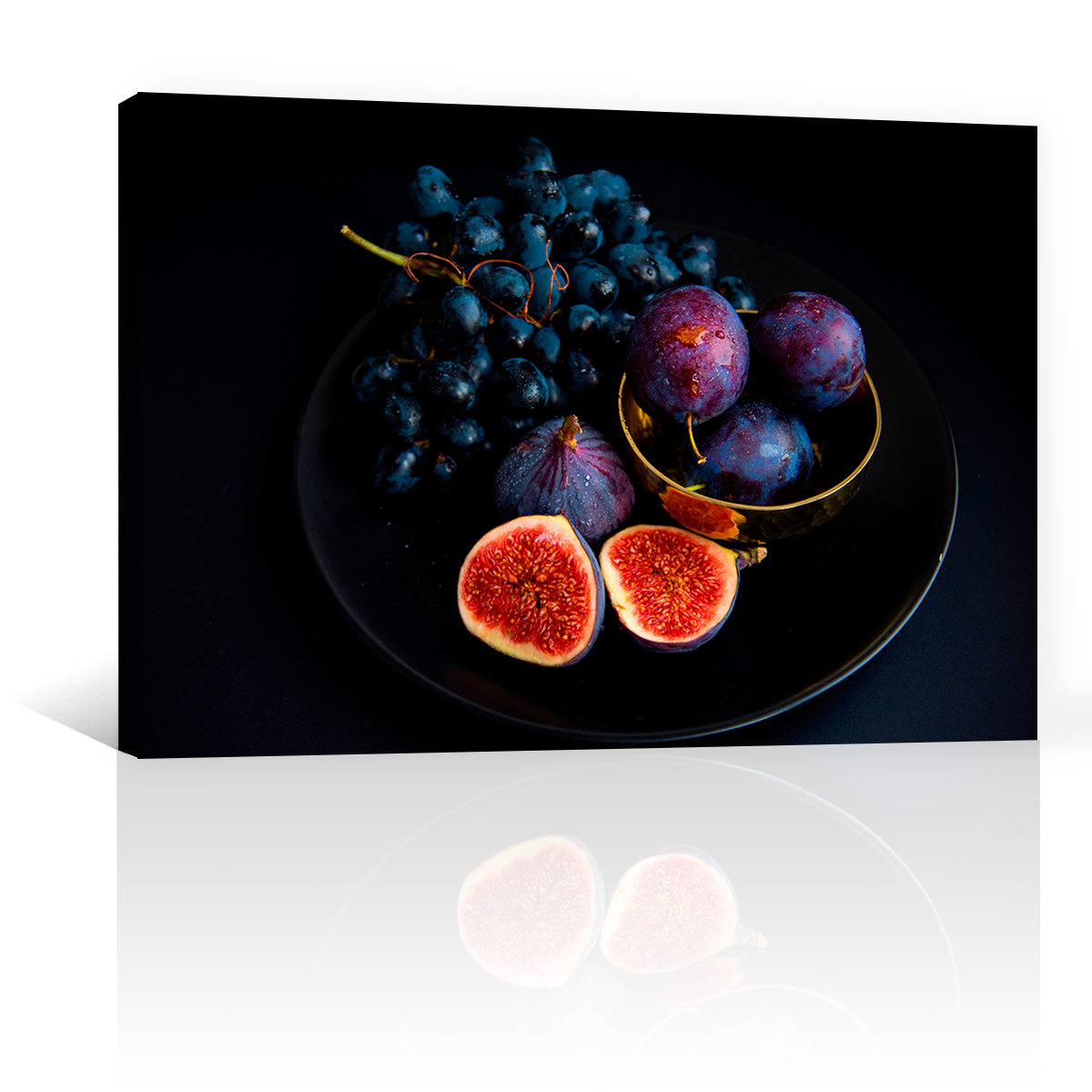 Higos Ciruelas Y Uvas