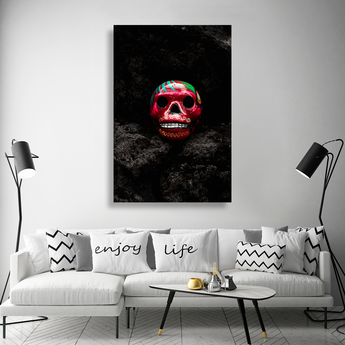 Calavera roja