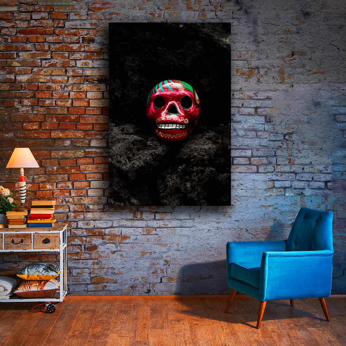 Calavera roja