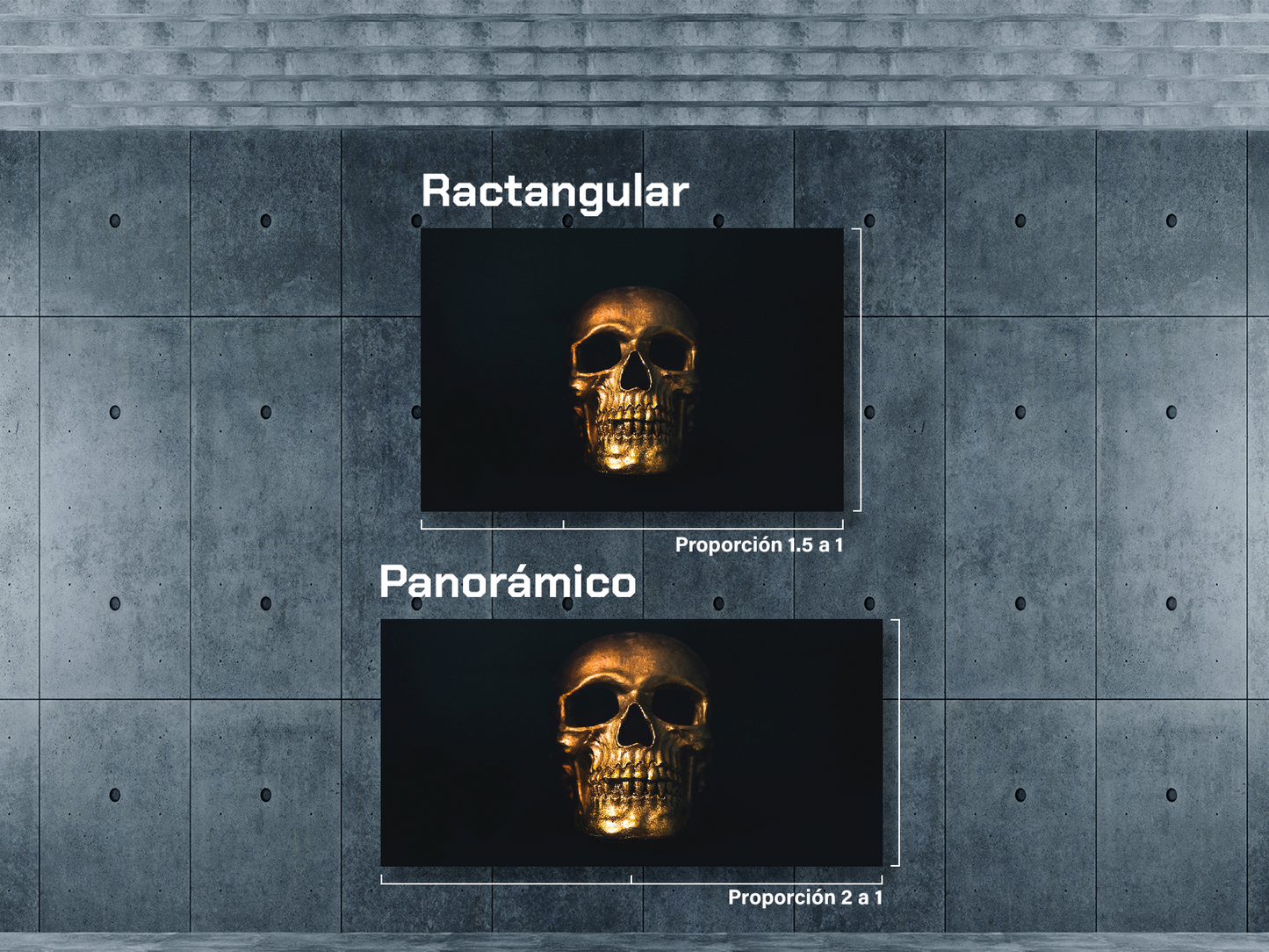Craneo dorado