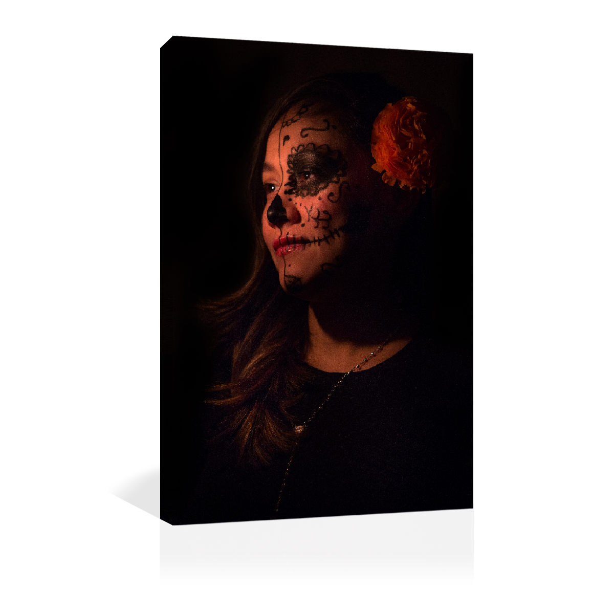 Catrina en rojo