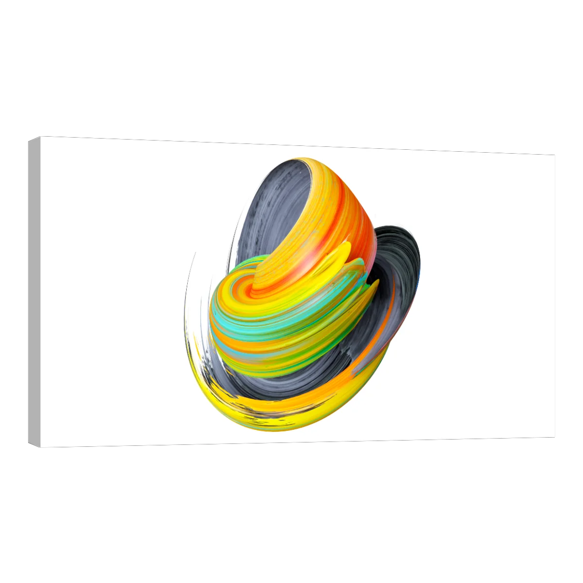 Multicolor Brush Stroke