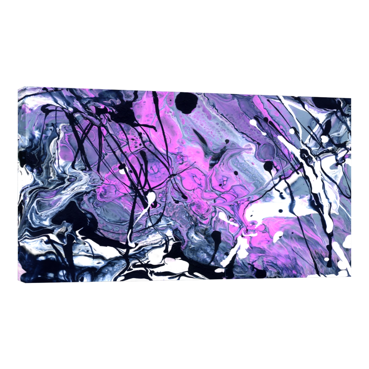 Salpicaduras en Morado