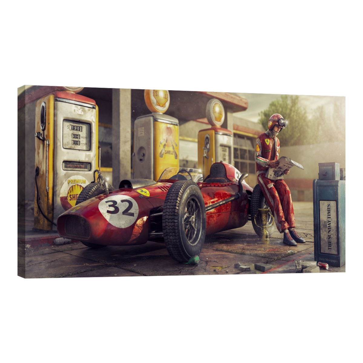 Ferrari F1 Estacion De Gas